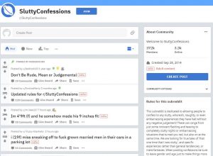 /r/SluttyConfessions - Reddit.com - Adult Story Site